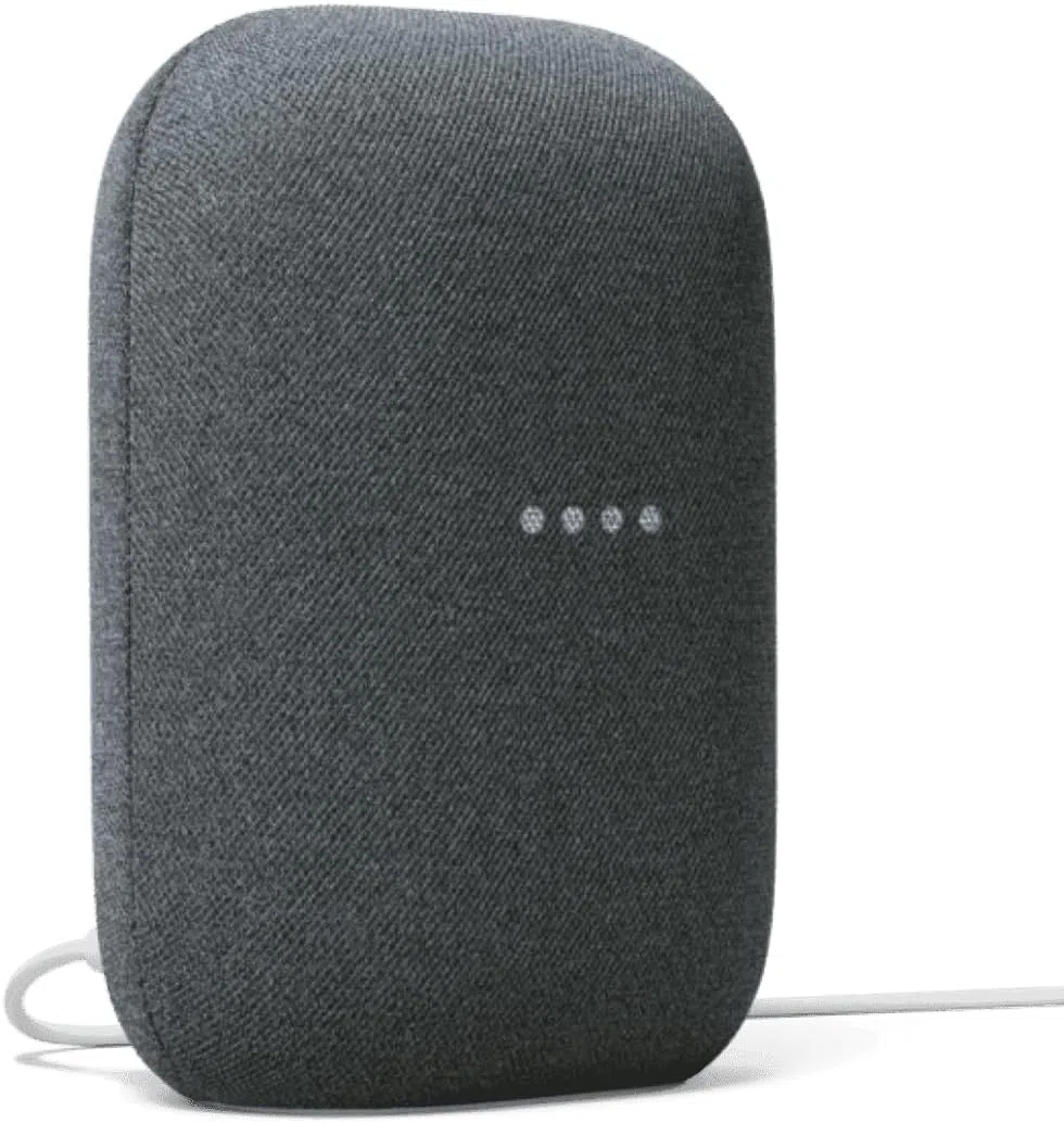 Google Altoparlante Bluetooth audio - Streaming musicale wireless, suono potente, assistente integrato, connettività Wi-Fi e Bluetooth, controllo Smart Home, accoppiamento stereo (carbone)