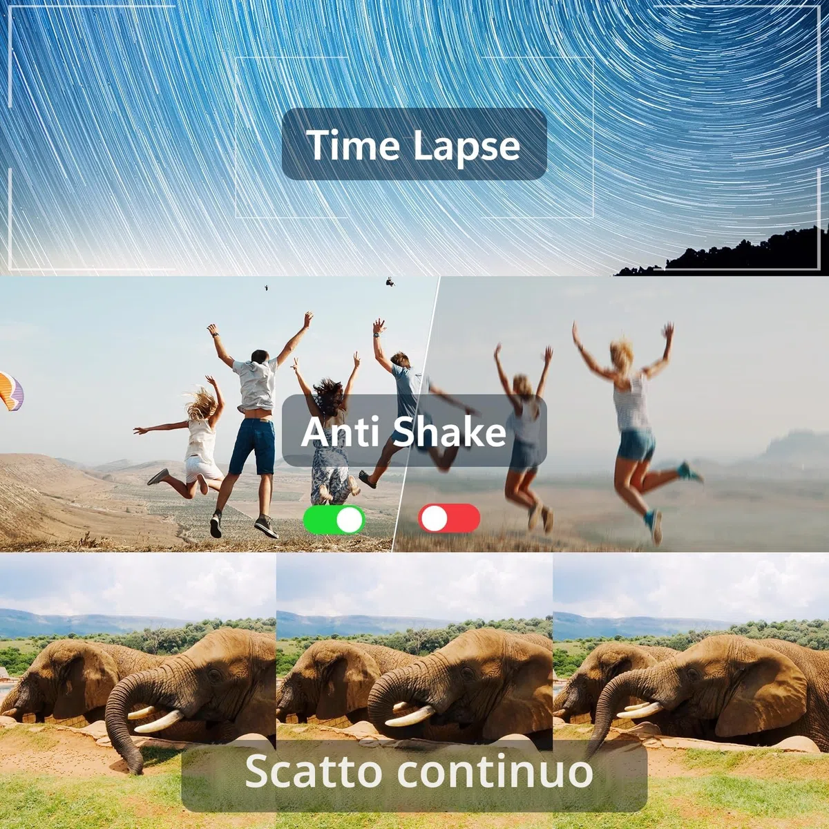 Fotocamera Digitale 4K 48MP Autofocus con Mirino, Macchina Fotografica con Scheda da 32GB e 2 Batterie, Fotocamera Compatta con 16X Zoom per Fotografi Principianti/Viaggiatori/Adolescenti-Nero