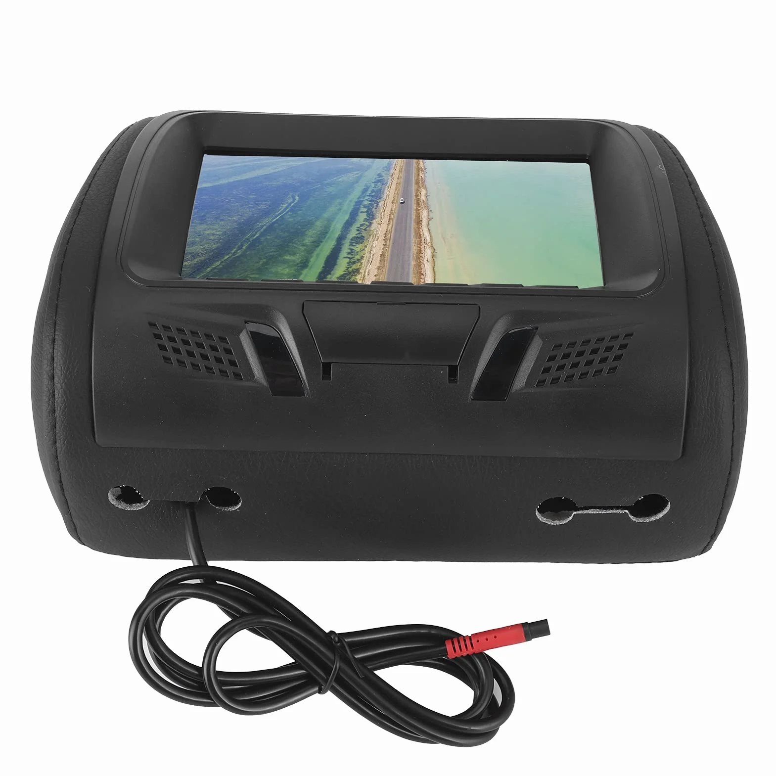 Sedile Posteriore per Auto Monitor per Lettore Multimediale MP5 Poggiatesta MP5 Display LCD Supporto da 7 Pollici Amplificatore USB Video per Poggiatesta del Veicolo Video per