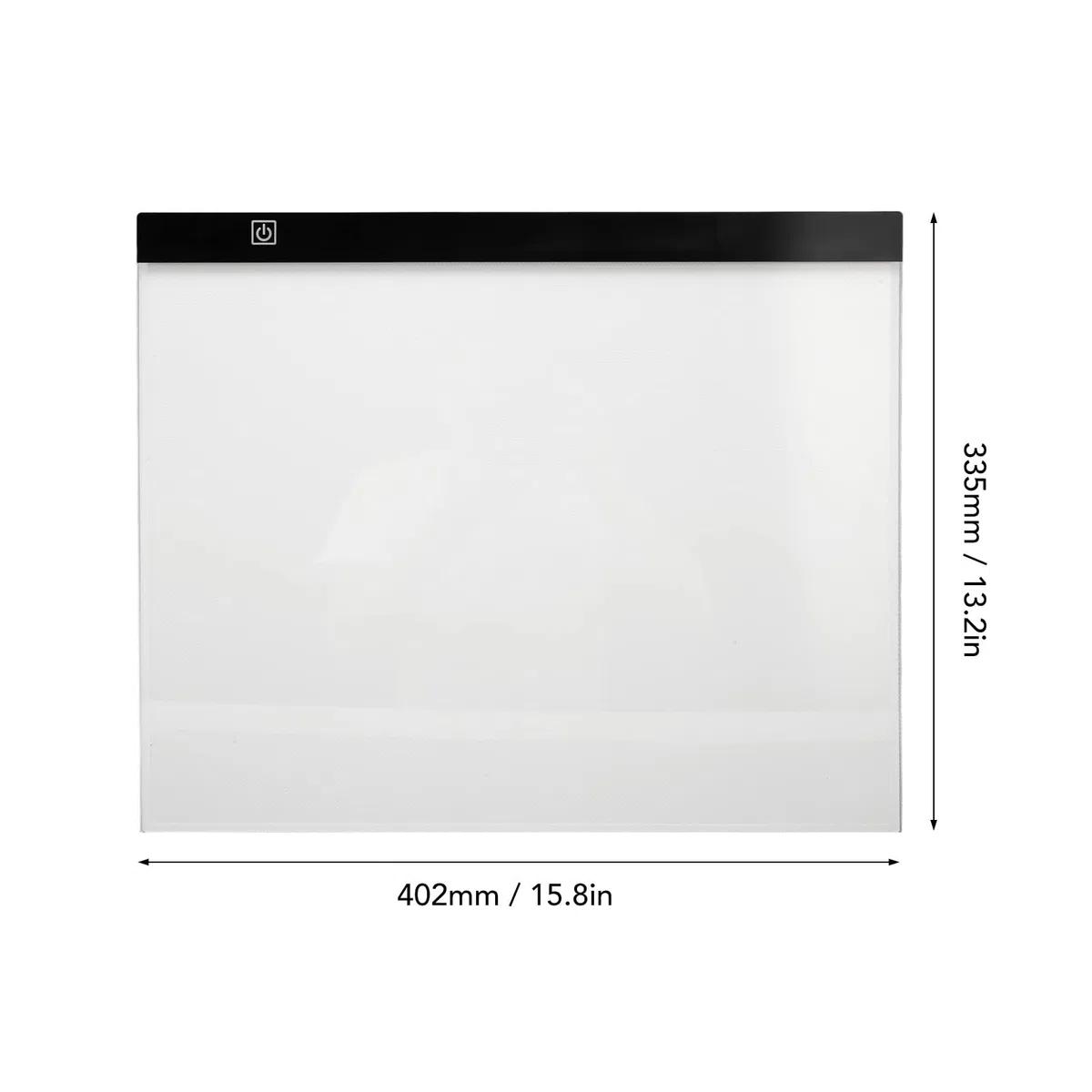 Tappetino Luminoso a LED A3, Tappetino da Disegno Ultrasottile Portatile da 12.000 K con 37 Perline LED, Tavolo Luminoso con Alimentazione USB Dimmerabile per Artisti, Disegno,