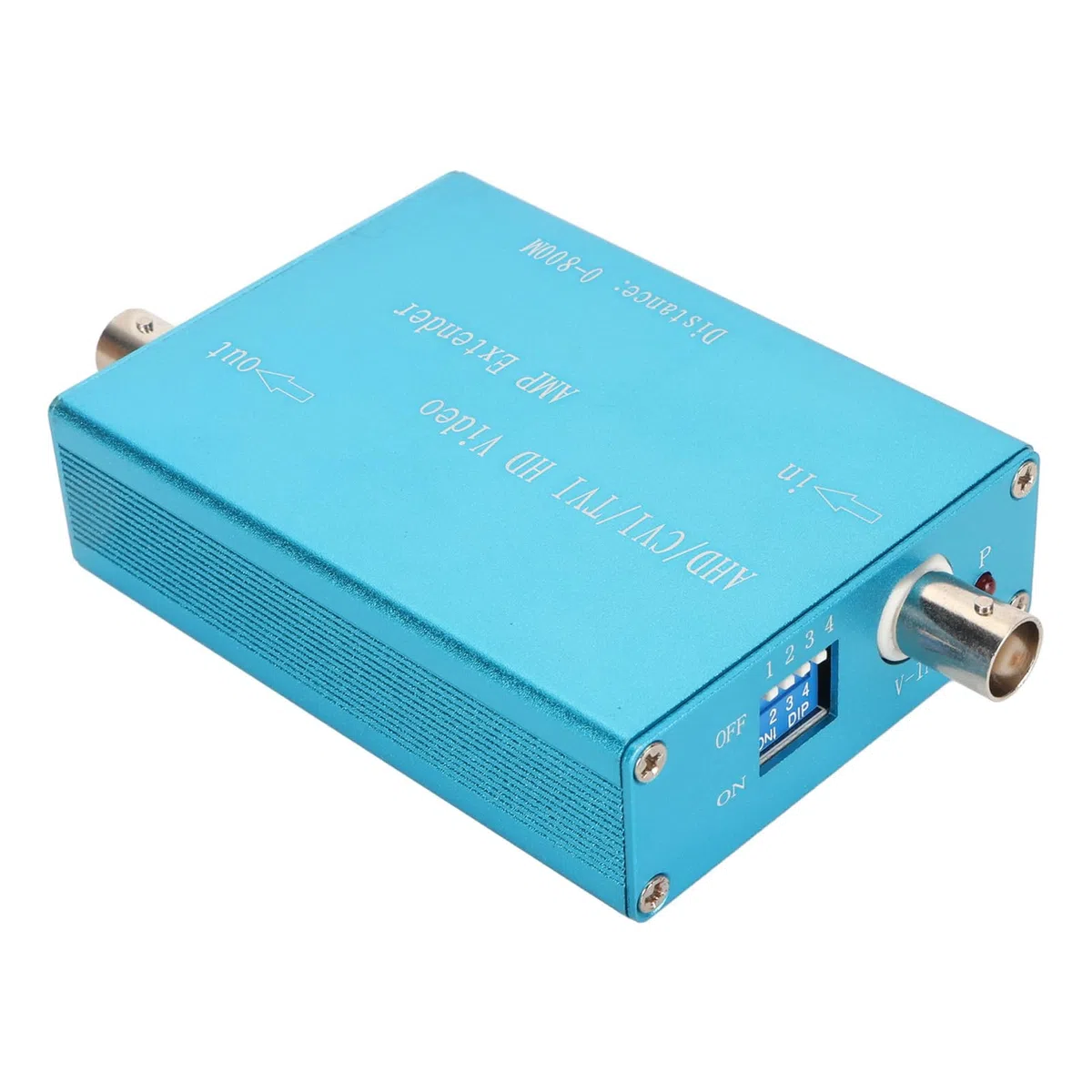 Annadue Amplificatore di Segnale Video HD AHD CVI TVI Amplificatore di Segnale Video con Plug and Play per di Sicurezza con Telecamera CCTV BNC