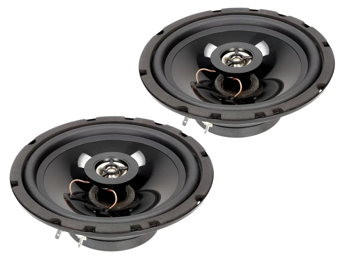 Coppia Altoparlanti Casse 165 mm 2 vie con adattatori per auto Autoradio compatibili con Audi Q3, Volkswagen Golf, T5, Passat, Touareg, Bettle, Skoda Yeti, Superb, Kodiak, Seat Ateca, Porsche Cayenne