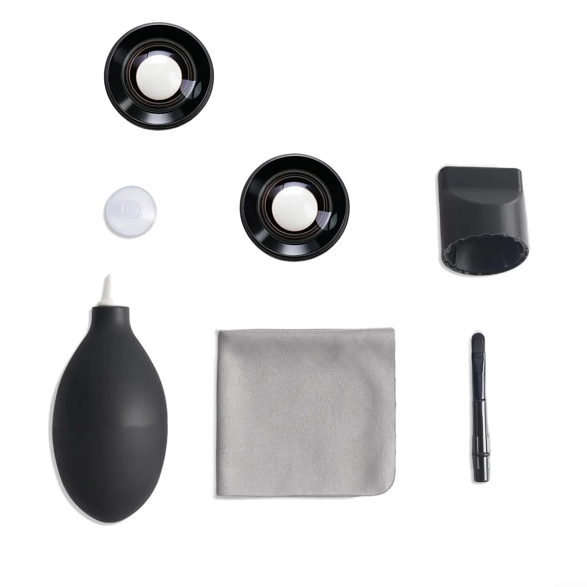 Lente di ricambio in vetro di alta qualità per Dji Avata 360 offrendo HD e vestibilità precisa in dimensioni compatte nere per esigenze di riparazione della fotocamera senza cuciture (2 pezzi)