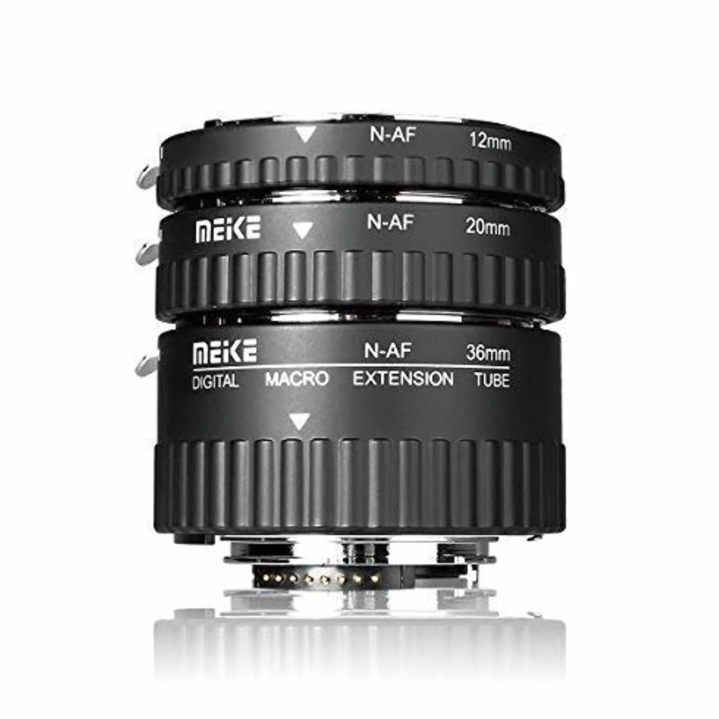 Meike MK-N-AF1-A Macro Electronic Mount Auto Foucs Macro Metal Extension Tube Adapter For Nikon DSLR Camera D80 D90 D300 D300SD800 D3100 D3200 D5000 D51000 D5200 D7000 D7100 etc