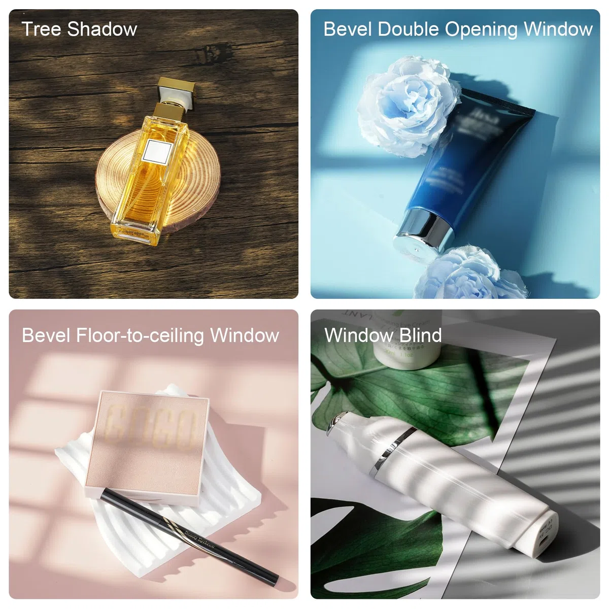 4 pezzi accessori per la fotografia del prodotto, tavole luminose e ombra, 40 x 30 cm, adatte per alimenti, gioielli, cosmetici, artigianato e altri piccoli prodotti fotografia