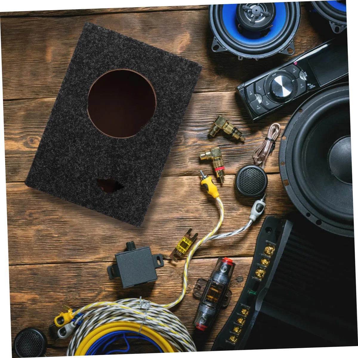 Mobestech Audio Per Auto Rivestimento Moquette Enclosure Per Subwoofer Facile Installare Compatibile Veicoli