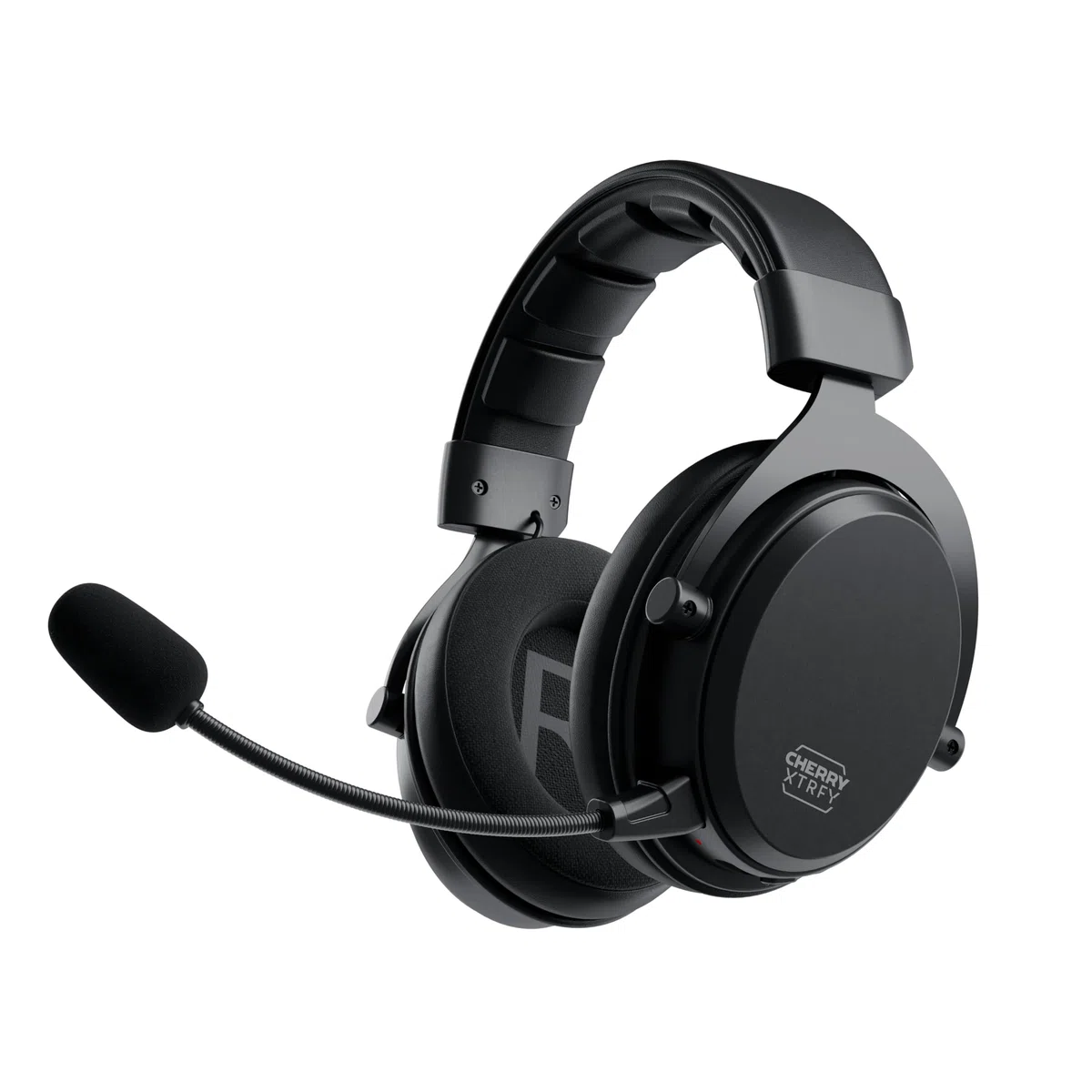 CHERRY XTRFY H3 Wireless, Cuffie Da Gaming Senza Fili, Suono Ottimizzato Per Gli Esports, Ideale Per Gioco, Streaming & Musica, Microfono Staccabile, Nero