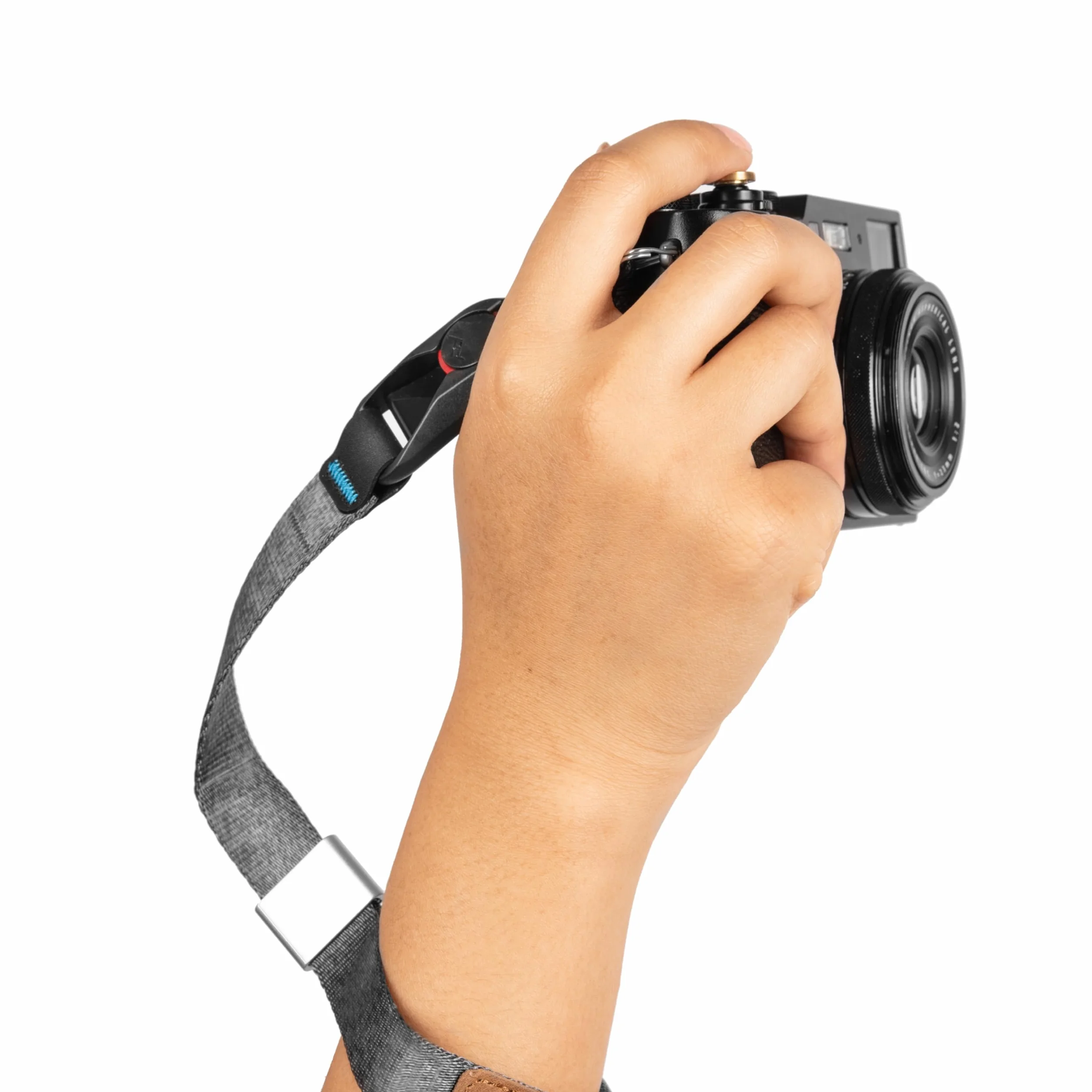 Peak Design CF-AS-3 Tracolla per fotocamera, Alluminio, Pelle, Nylon, Grigio