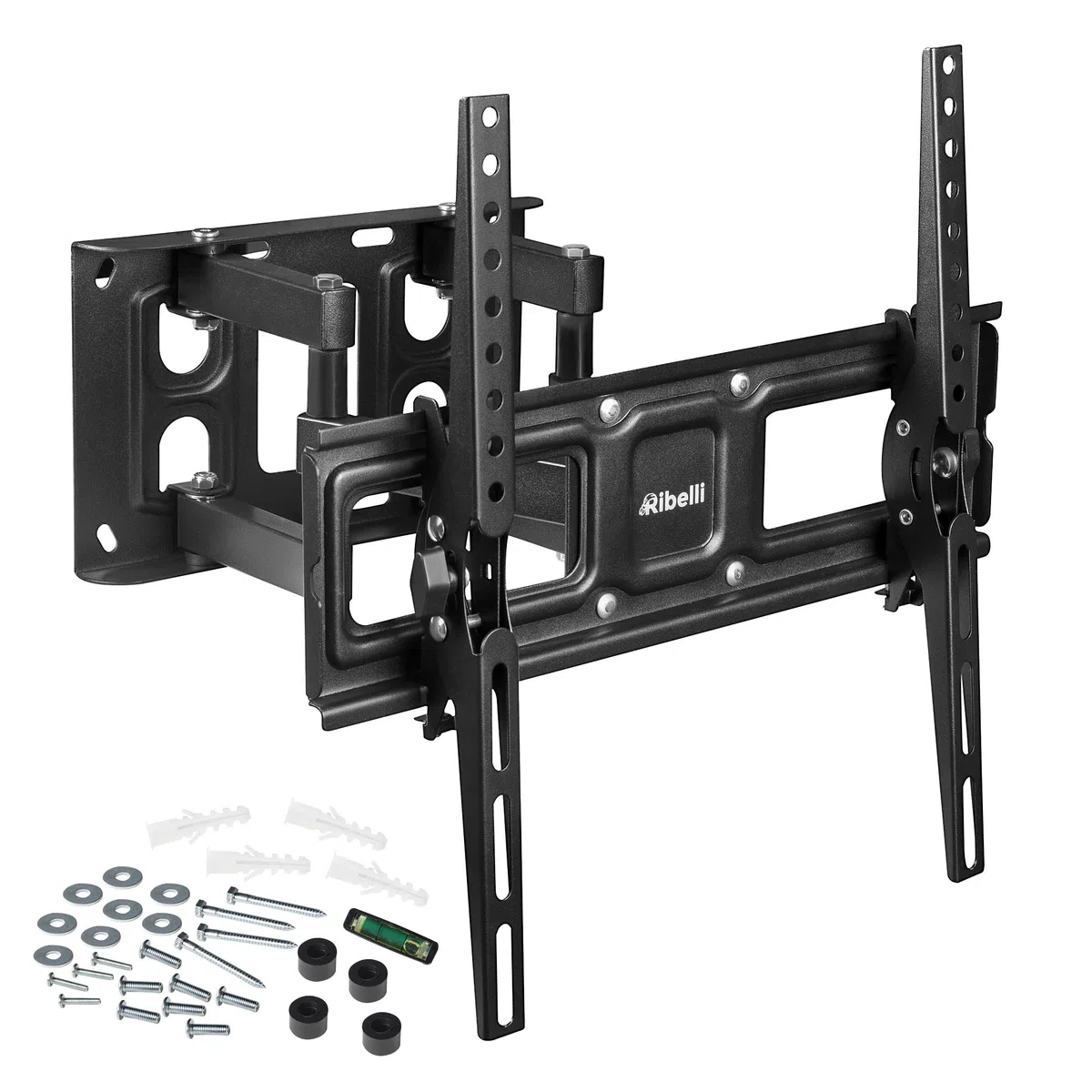 Ribelli Supporto per TV a Parete LED LCD 32-65 Pollici Supporto da Parete orientabile Supporto TV inclinabile