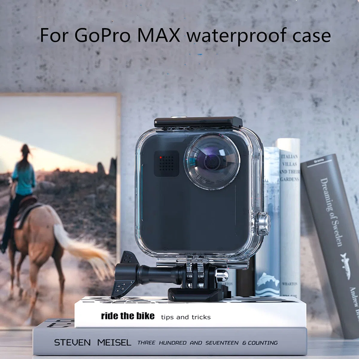 Touchscreen Custodia Impermeabile per GoPro MAX 360 Protezione Immersione Subacquea Dive Copertura per Go Pro Max Accessori Della Macchina Fotografica