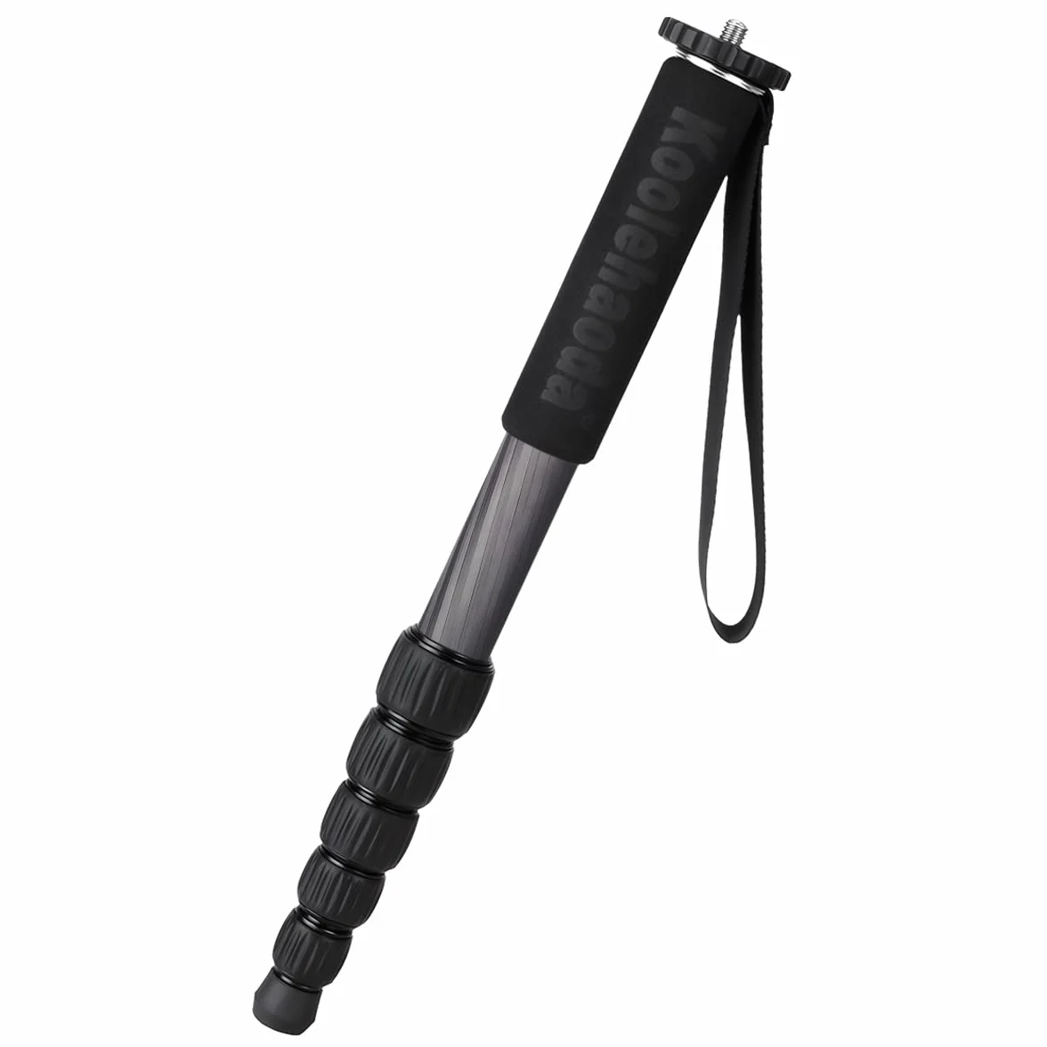 Koolehaoda Monopiede in fibra di carbonio, monopiede portatile a 6 sezioni, per fotocamera compatta e portatile, portata massima 10 kg, MP286C