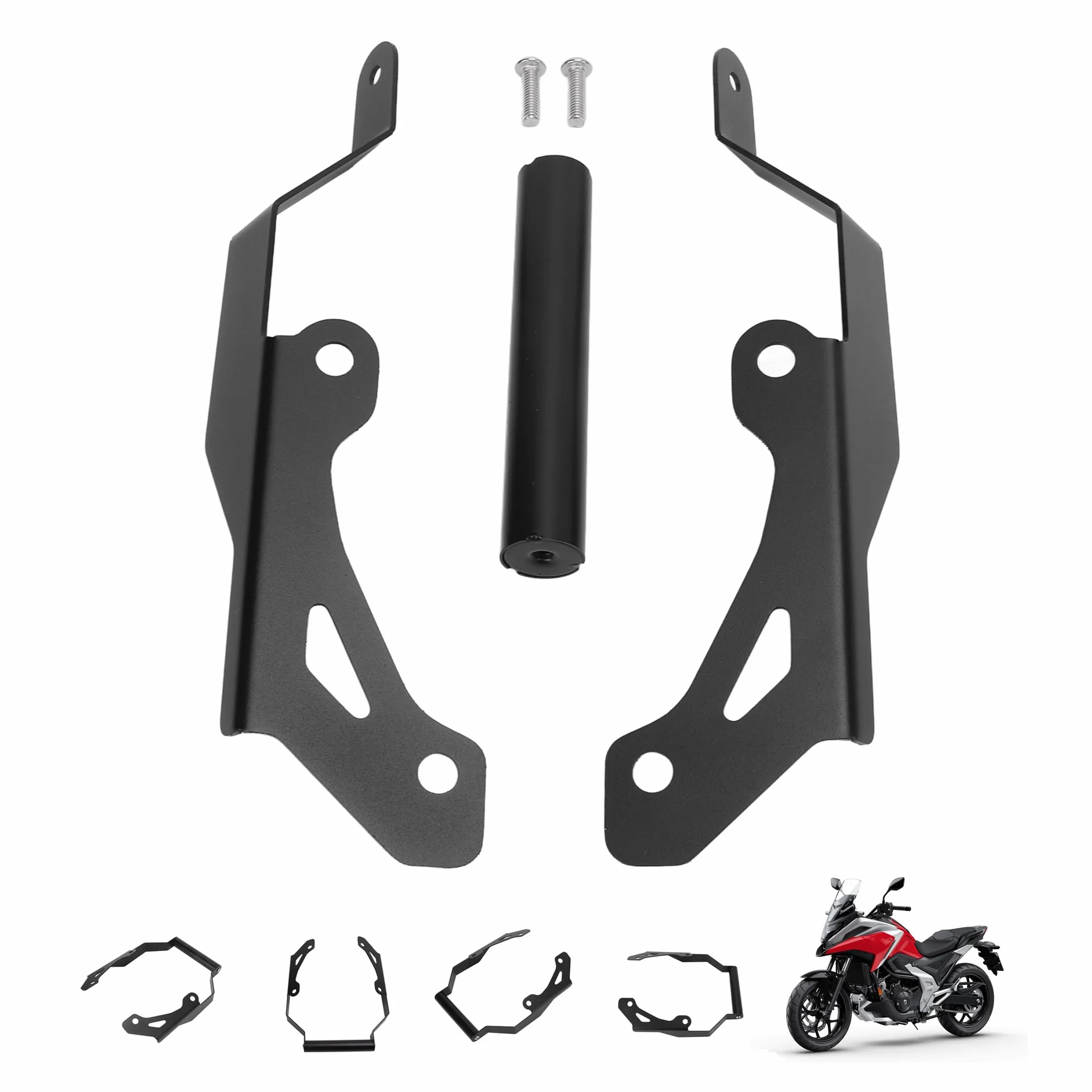 OUKENS Staffa di navigazione, supporto per telefono in lega di alluminio per moto, supporto di ricambio per NC750X NC750 XAM NC750X DCT 2021+