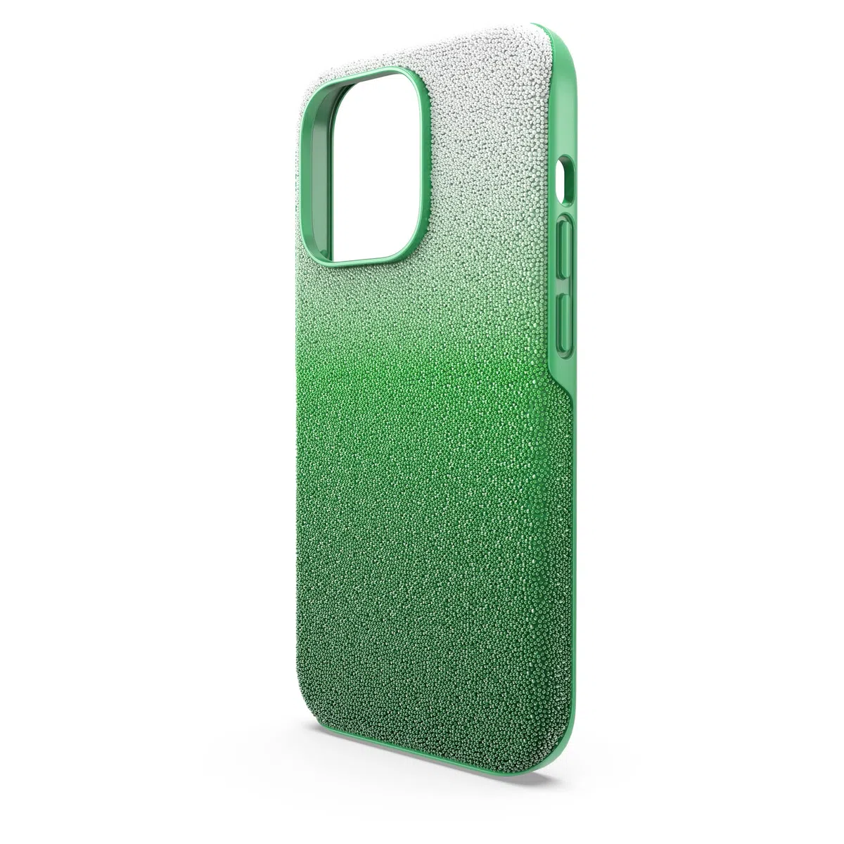 Swarovski High Custodia per Smartphone, con Superficie Ricoperta di CristalliSwarovski , Compatibile con iPhone 14 Pro, Verde