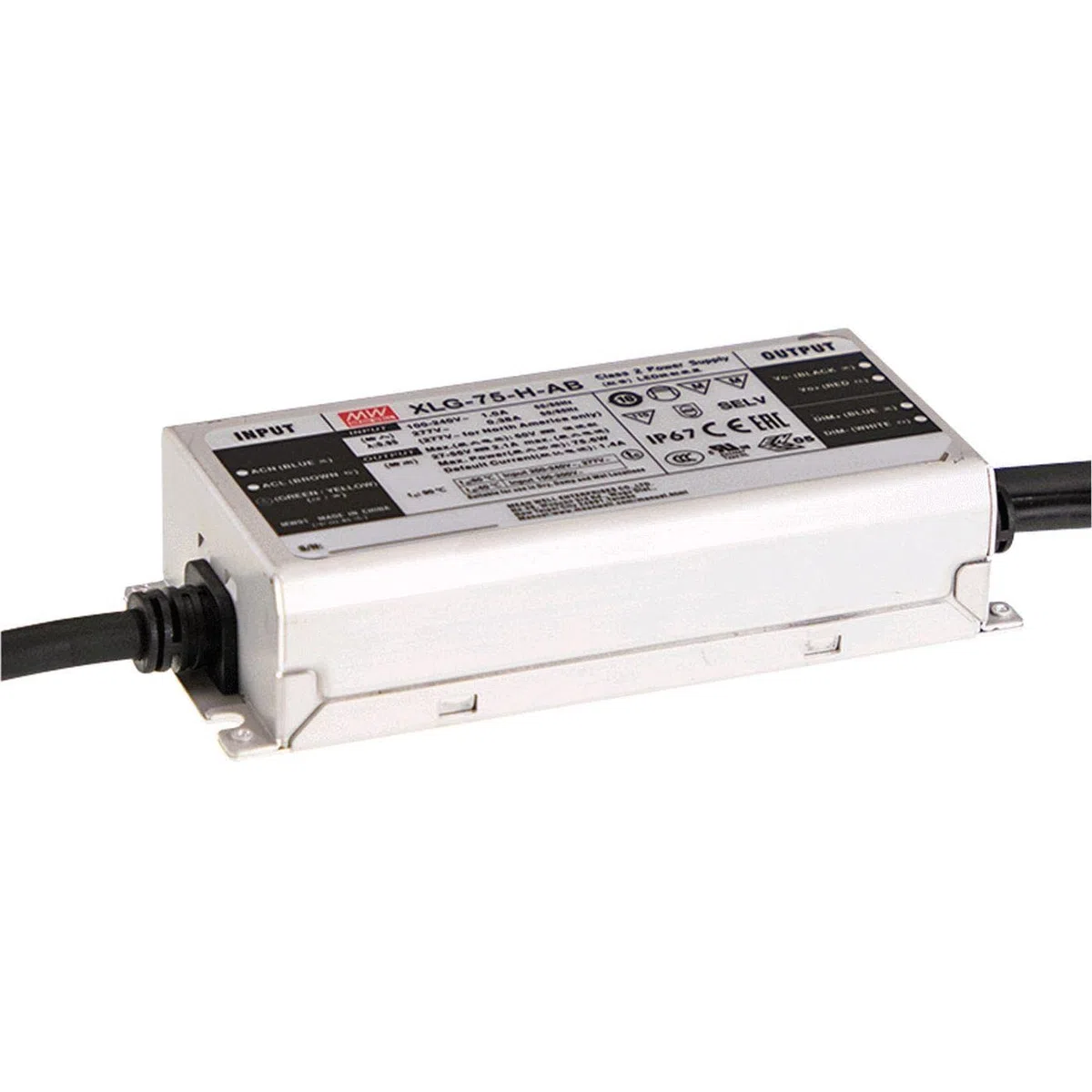 MEAN WELL XLG-75-12-A 60W 12V 5A Alimentatore LED IP67