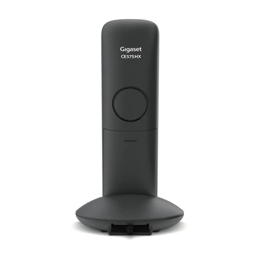 Gigaset CE575HX - Ricevitore DECT con base di ricarica - Telefono cordless di alta qualità per router e base DECT - Compatibile con Fritzbox - Interfaccia utente moderna - Ricevitore con base di