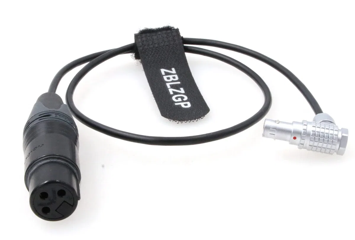 3 Pin XLR femmina ad angolo retto 0B 6 pin maschio cavo audio per ARRI Alexa Mini LF fotocamera