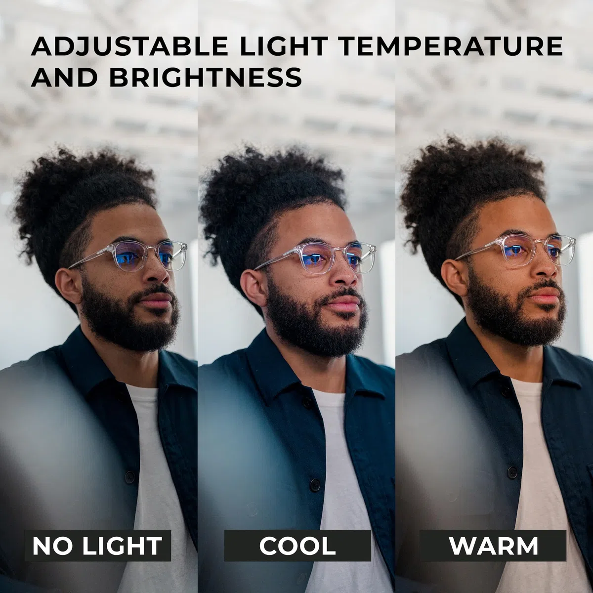 HumanCentric Illuminazione per videoconferenze - Luce per webcam per streaming, monitor LED e luce per laptop per videoconferenze, illuminazione zoom per computer, 2 unità